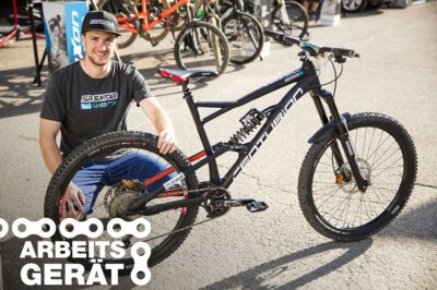 Arbeitsgerät: Centurion Trailbanger von David Schmied im Megavalanche-Setup
