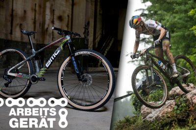 Arbeitsgerät: BMC Fourstroke von Weltmeisterin Pauline Ferrand-Prévot