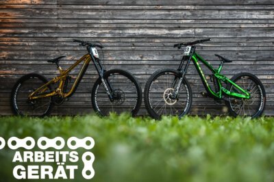 Arbeitsgerät vs. Arbeitsgerät: Trek Session von Reece Wilson und Loris Vergier