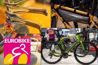 Eurobike 2023: Trickstuff 3D Druck Porn, Merida Gravelbike & Camelbak Bikepacking