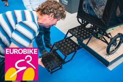 Eurobike 2022 – Cargobikes: Neuheiten von Chike, Sblocs & Iumentum