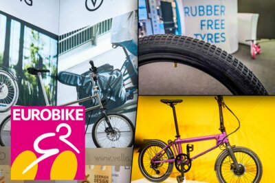 Eurobike 2023 – Vello, Ahooga & ReTyre: Zwei spannende neue Falträder & gummilose Reifen