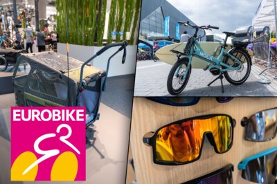 Eurobike 2023 – Moca, CHPO & TAXXI: Neues Kompaktbike, 40-€-Brillen & Hundetrailer
