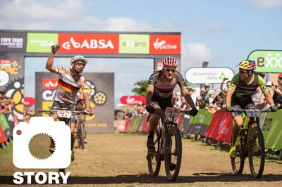 Cape Epic #1 – die Fotostory: Cannondale Factory Racing erobert Gelb
