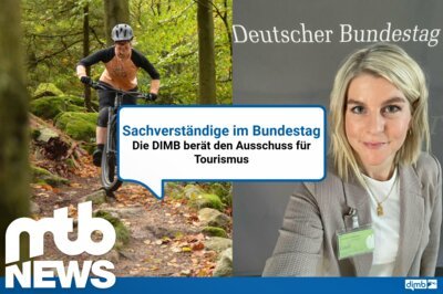 DIMB-Expertin im Bundestag: Mountainbiken stärkt naturnahen Tourismus