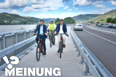 Rüdesheim-Lorch für 12.000 € pro Meter: Deutschlands teuerster Radweg