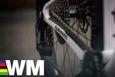SRAM AXS-Prototyp entdeckt: Spyshot von neuem Direct-Mount-Schaltwerk
