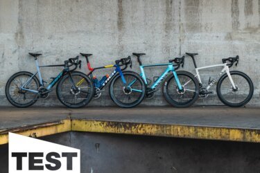 4 Superbikes im Vergleichstest: Tarmac SL8, Madone SLR, Propel SL und Aeroad CFR