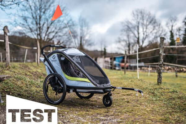 Hamax Breeze Two Fahrradanhänger im Test: Kompakt, praktisch, schick
