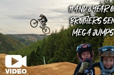 „Les 9 Roues“ im Bikepark Ferme Libert: Kleine Kinder auf großen Sprüngen!