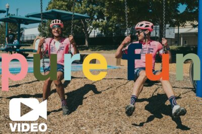 Pure Fun: Wenn zwei Rennrad-Profis MTB fahren