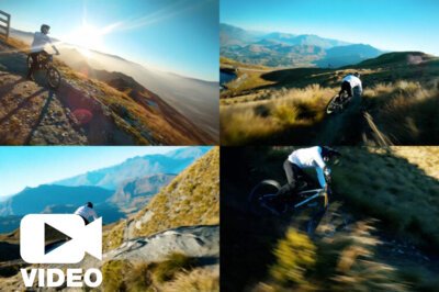 Coronet Peak von oben: Reece Potter auf Flugmodus in Neuseeland