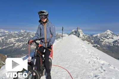 Hochalpin trotz Handicap: Fahrradfahren auf dem Viertausender